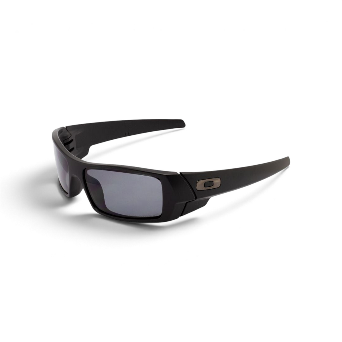 Adversary Force Oakley SI Gascan polarized sunglasses with a matte black O-Matter frame and dark impact-resistant lenses