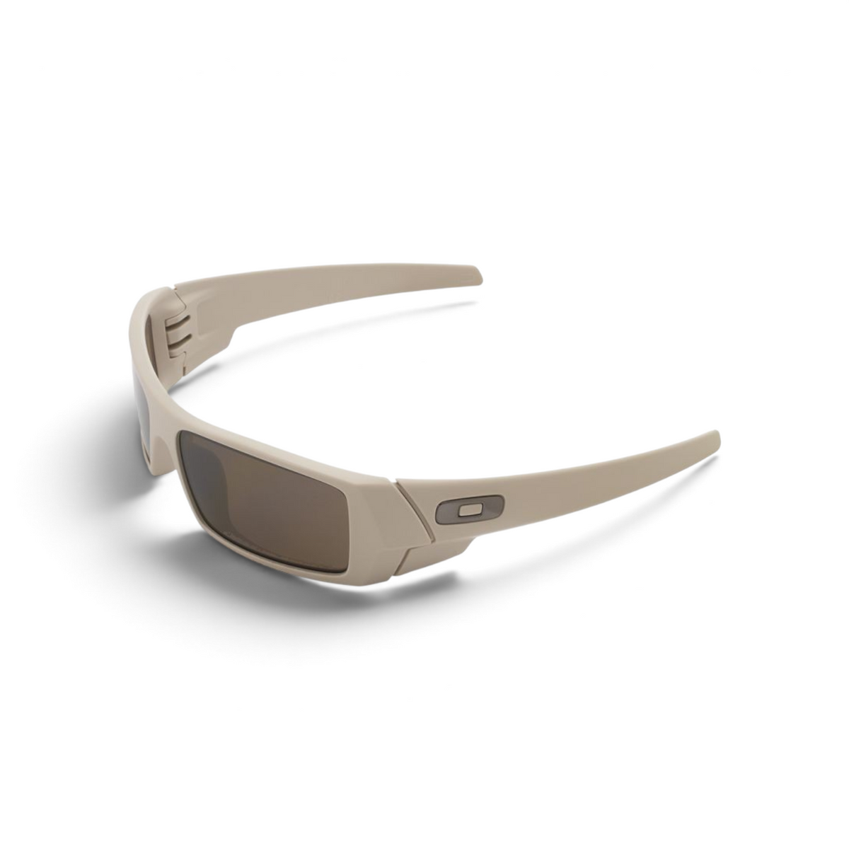 Adversary Force Oakley SI Gascan sunglasses in tan with Prizm Tungsten lenses for high-contrast tactical eye protection