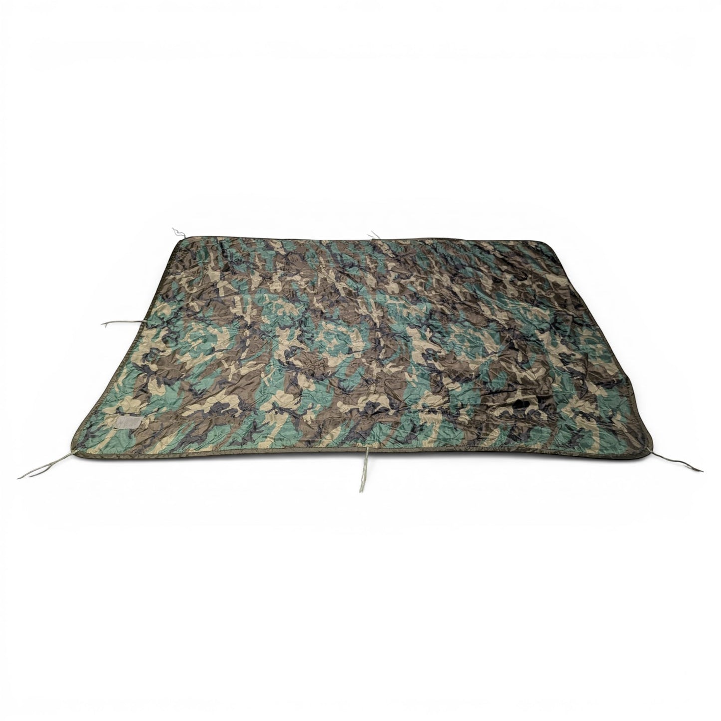 Adversary Force US Army Poncholiner Woobie in Woodland Camouflage aus Polyamid mit Steppdesign für Outdoor-Einsätze