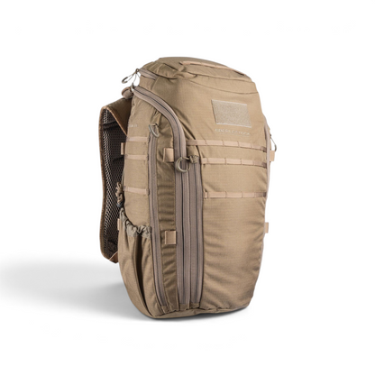 Adversary Force Eberlestock Switchblade tactical EDC backpack in coyote brown 500D Cordura nylon with MOLLE-10 system