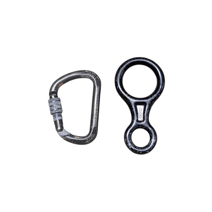 Karabiner, Kong large + Abseilachter [surplus]