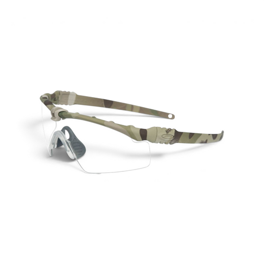 Adversary Force Oakley SI Ballistic M-Frame 3.0 tactical glasses with Multicam frame and clear Plutonite lens