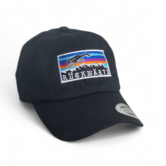 Rückwärts Dadcap Schwarz