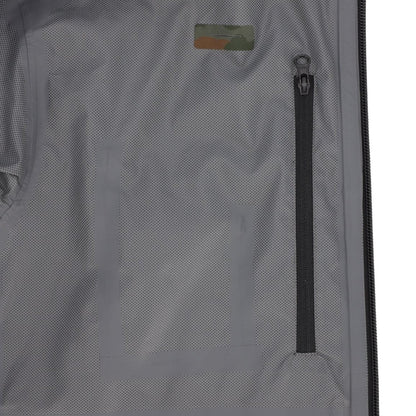 Adversary Force AB Waterproof Jacket Alpha Innenansicht mit versiegelten Nähten, Reißverschlusstasche und Netzfutter