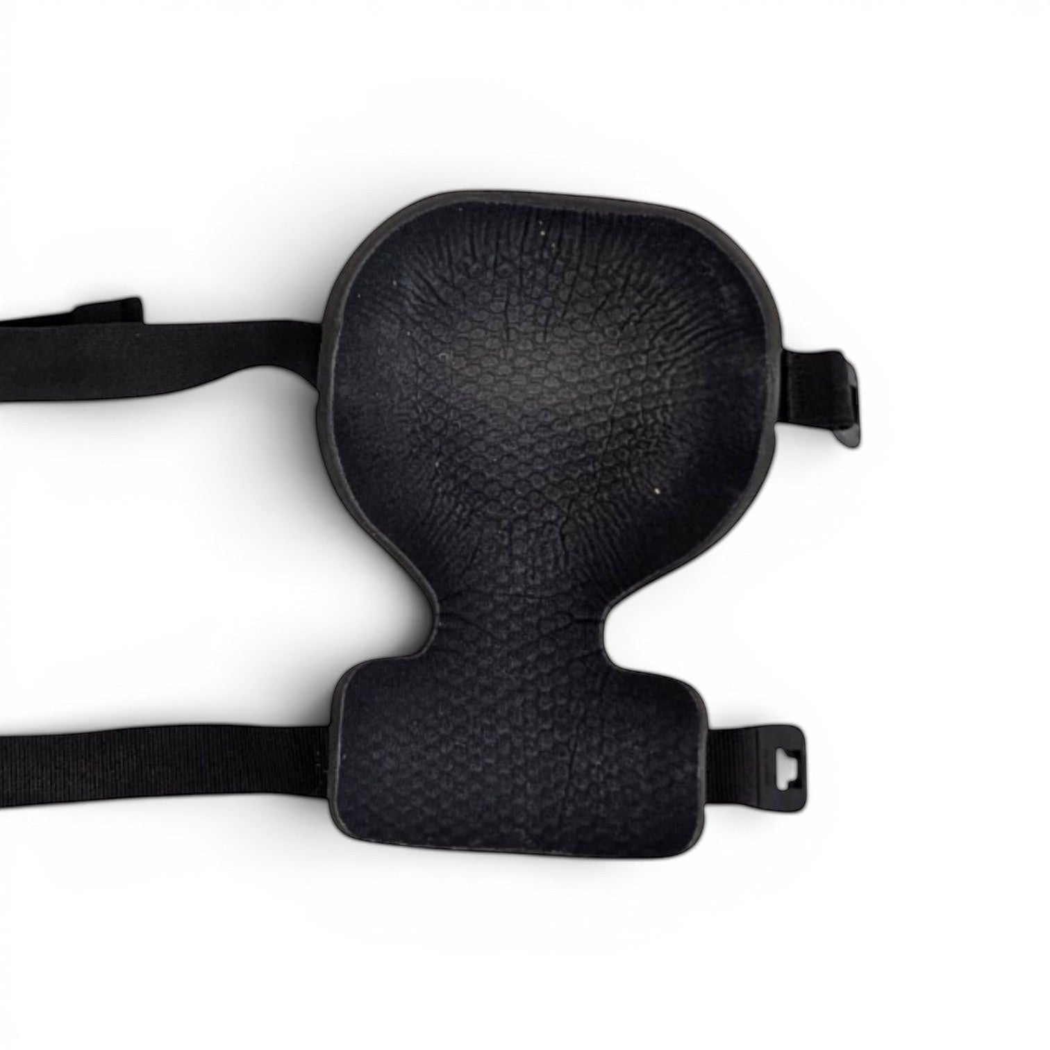 Adversary Force Arc'teryx LEAF Combat Knee Cap in Schwarz mit TPU-Schale und verstellbaren Riemen.
