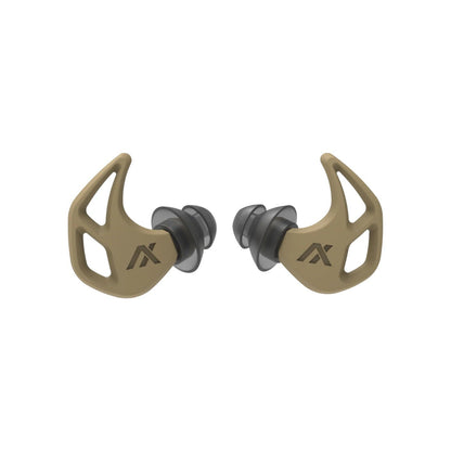 Adversary Force AXIL X20 passiver Gehörschutz in Beige mit ergonomischem Design für Schießstand und Training