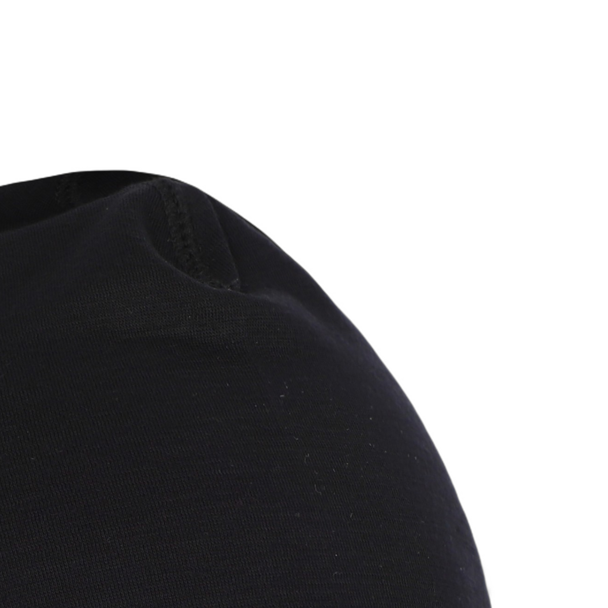 Adversary Force AB Beanie Lite Merino in black, a lightweight single-layer merino wool hat with a small logo patch.