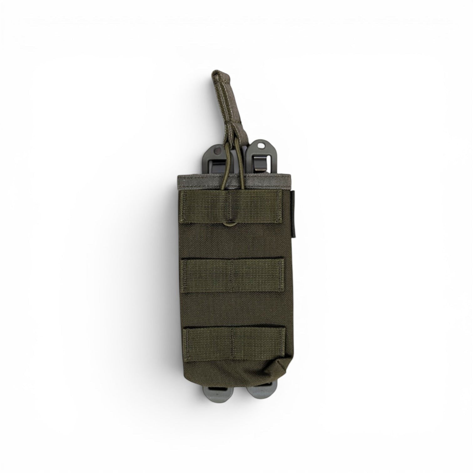 Adversary Force Blackhawk Single M4 Mag Pouch in oliv aus robustem Nylon mit Speed Clips für MOLLE-System