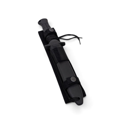 Adversary Force Eickhorn BW KM2K-Tanto combat knife in a black MOLLE-compatible tactical sheath