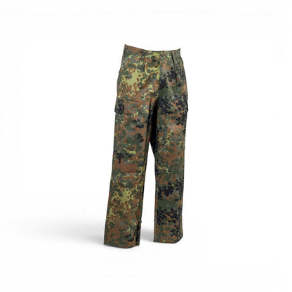 Adversary Force surplus German military field trousers in Flecktarn camouflage with vector protection