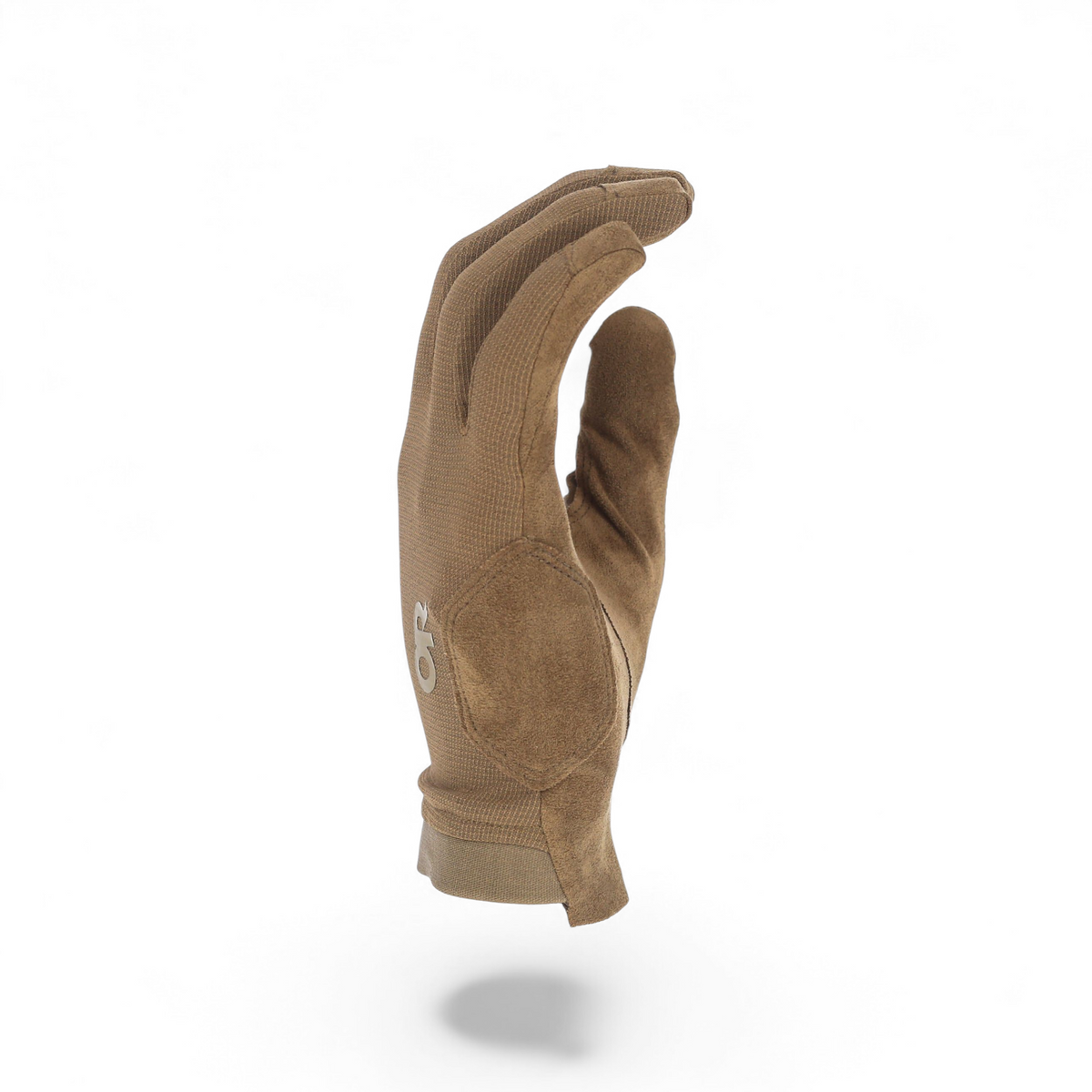 Adversary Force OutdoorResearch Ironsight II LT tactical gloves in coyote brown with perforated synthetic leather palm