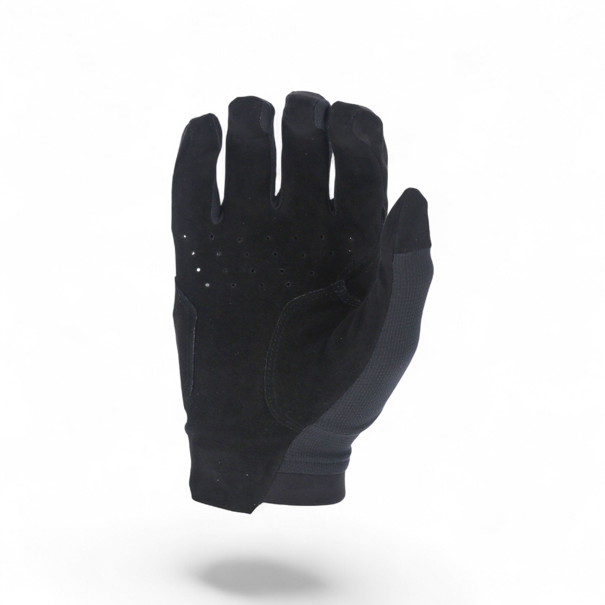 Adversary Force black Ironsight II LT tactical gloves with perforated synthetic leather palm for high dexterity