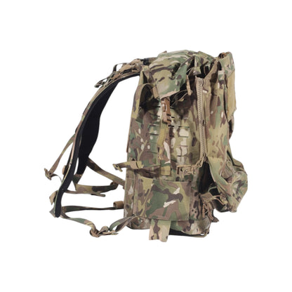 Adversary Force L4 3DAP Roll-Top Assault Pack in Multicam X-Pac mit MOLLE-System und Seitentaschen