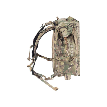 Adversary Force L4 3DAP Roll-Top Rucksack in Multicam X-Pac mit MOLLE-System und verstellbaren Tragegurten