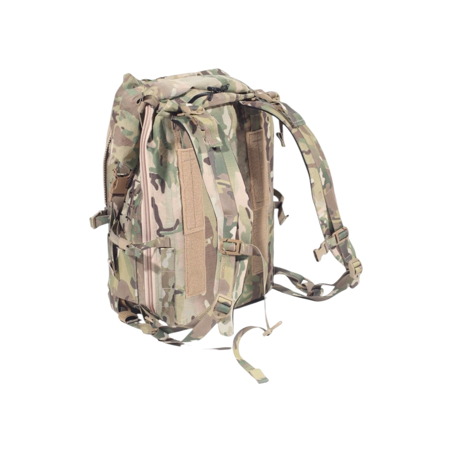 Adversary Force L4 3DAP Roll-Top Rucksack in Multicam X-Pac mit MOLLE-System und verstellbaren Schultergurten