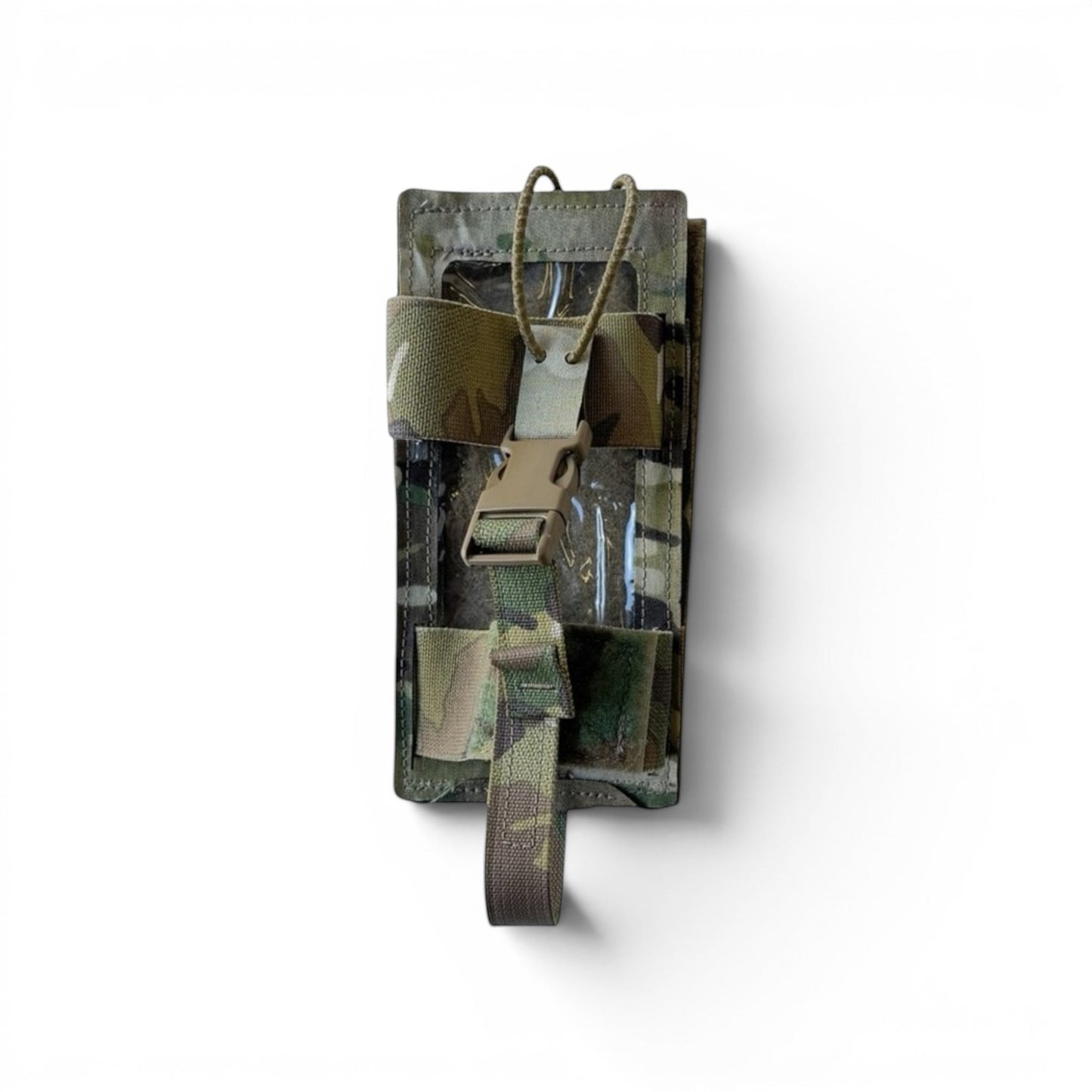 Adversary Force L4 Access Radio Pouch in Multicam mit klappbarer Front für schnellen Zugriff auf Funkgeräte