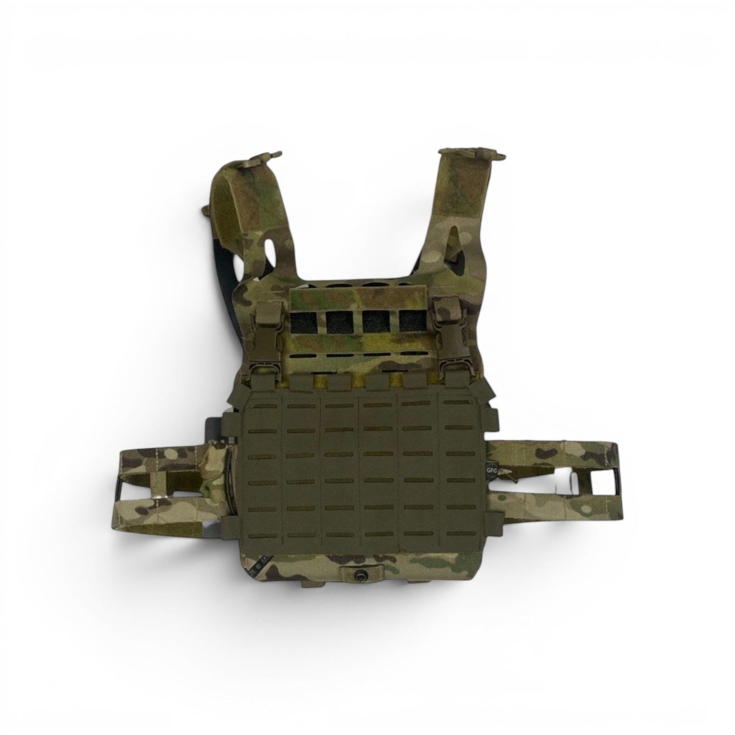 Adversary Force L4 Adaptive Rig System Split Rig in Multicam mit modularem MOLLE-Placard und Harness-System