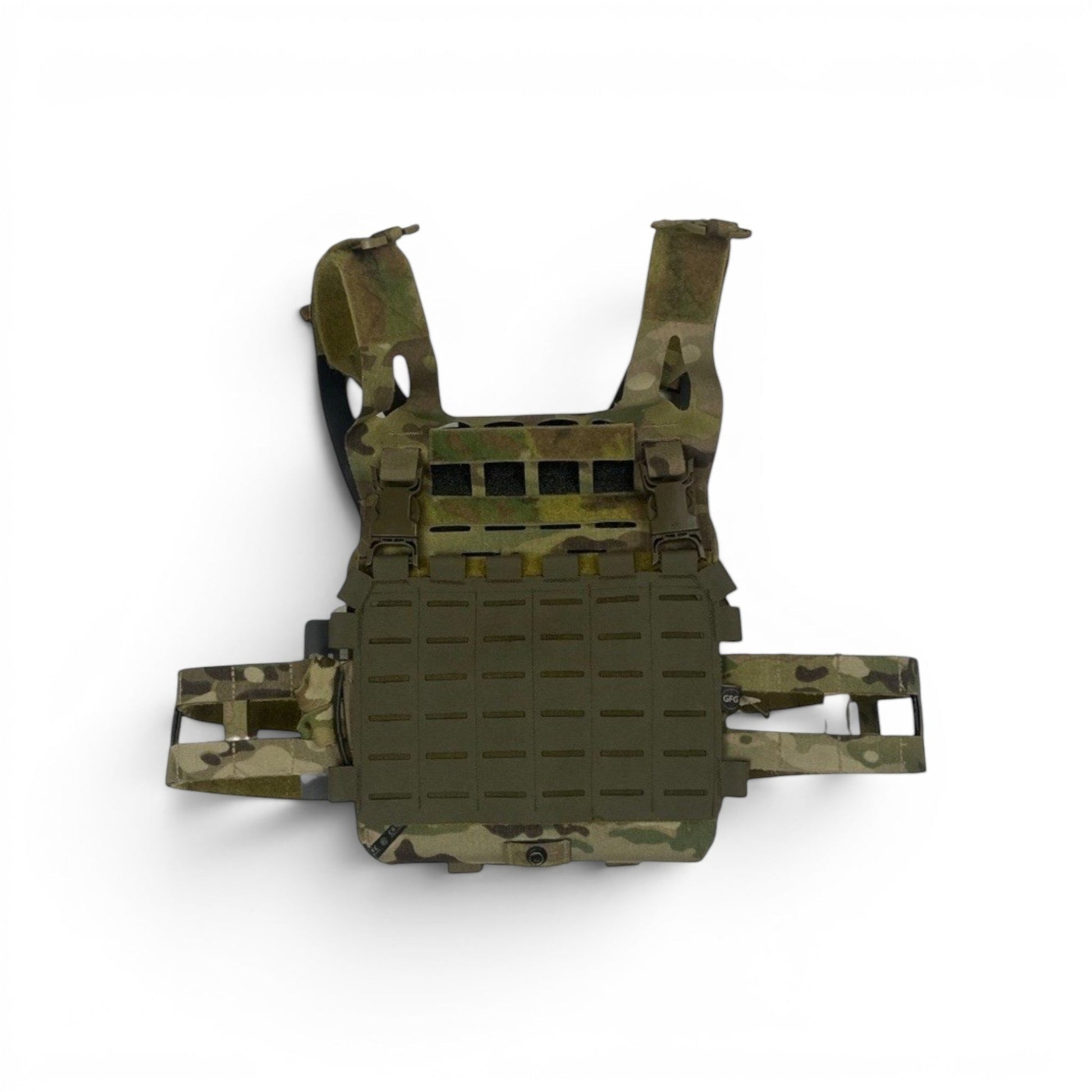 Adversary Force L4 Adaptive Rig System Split Rig in Multicam mit modularem MOLLE-Placard und Harness-System