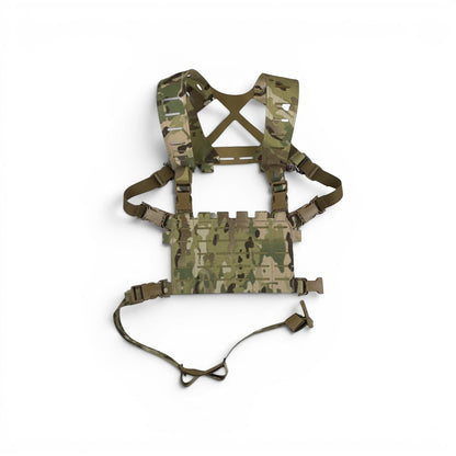 Adversary Force L4 Adaptive Rig System Split Rig in Multicam mit modularem Harness und PALS-Placard