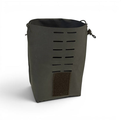Adversary Force L4 Bucket Abwurftasche in Olive mit formstabiler Konstruktion und MOLLE-Schlitzen für taktische Ausrüstung