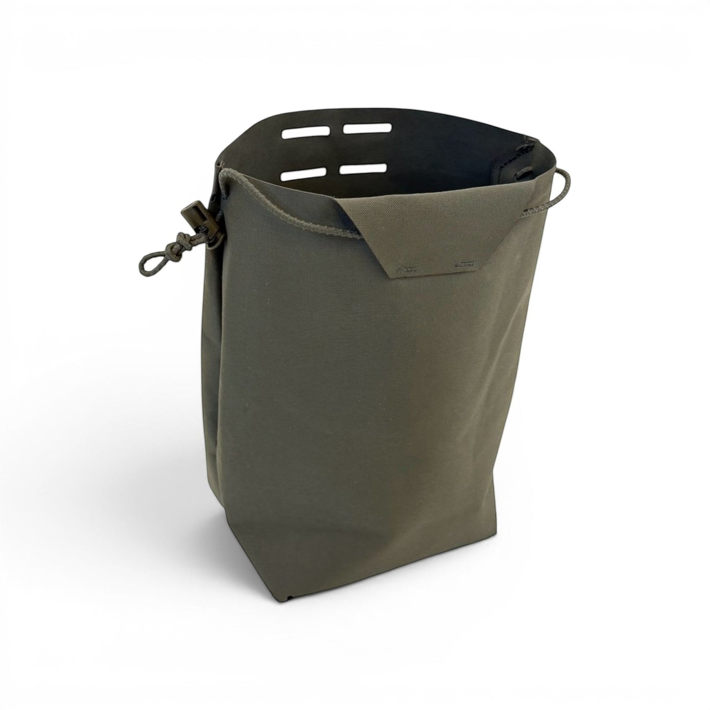 Adversary Force L4 Bucket Dump Pouch in olivgrün mit formstabiler Konstruktion für taktische Ausrüstung.