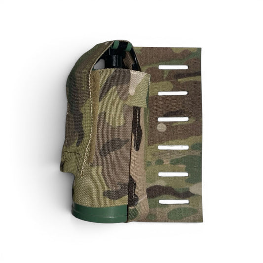Adversary Force L4 MOLLE Smoke- und Granattasche in Multicam mit elastischem Körper und verstaubarer Velcro-Flap.