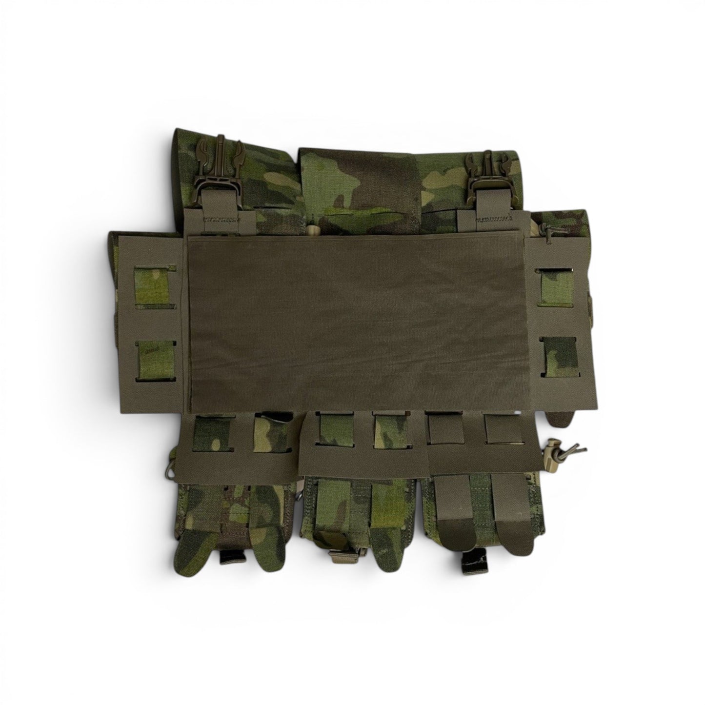 Adversary Force L4 PUZZLE Klettmodul mit 6 Spalten MOLLE-Hakenklettfläche in Camouflage für taktische Ausrüstung