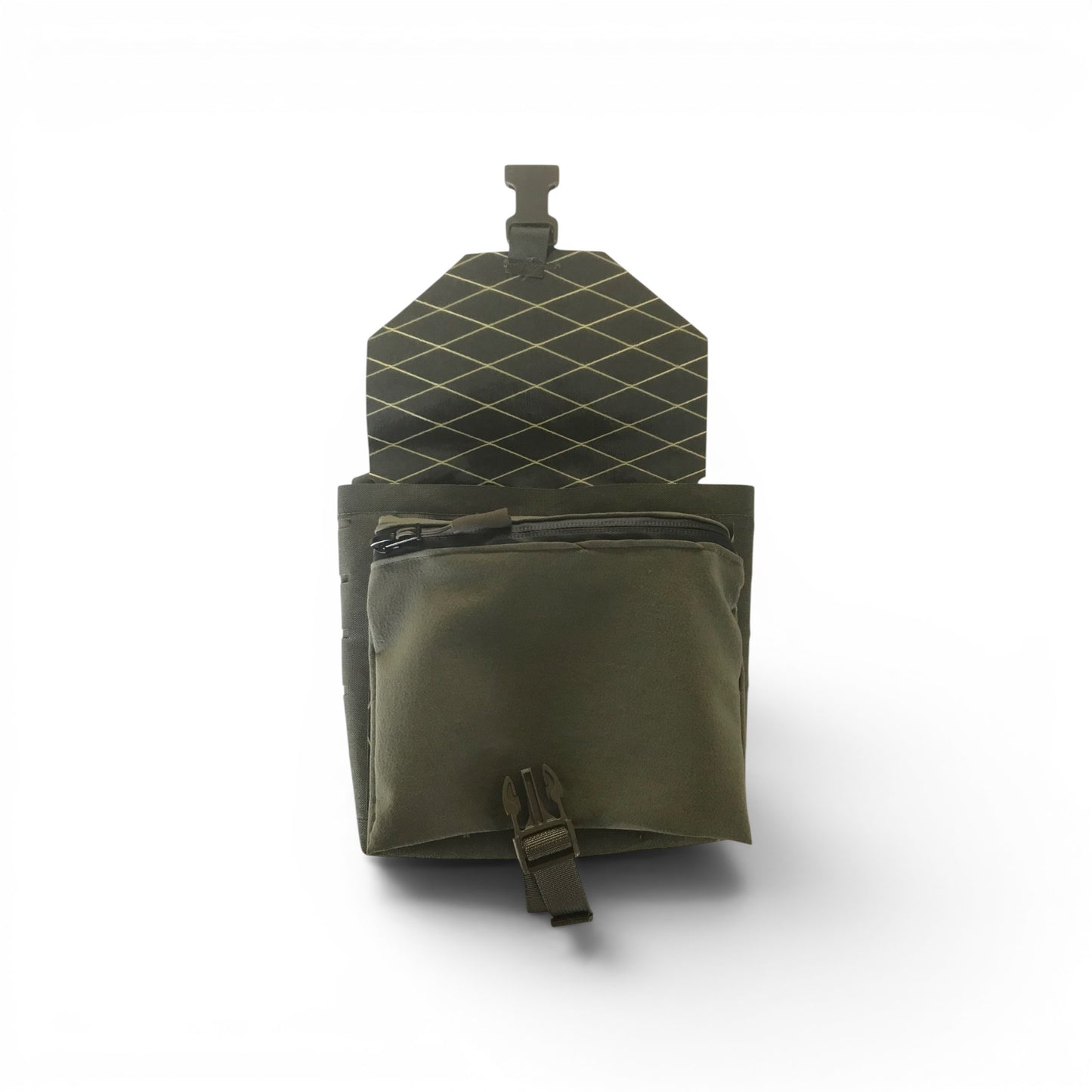 Adversary Force L4 XXS GP Mehrzwecktasche in Olivgrün mit Reißverschluss und MOLLE-System für modulare Ausrüstung