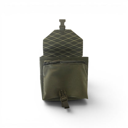 Adversary Force L4 XXS GP Mehrzwecktasche in Olivgrün mit Reißverschluss und MOLLE-System für modulare Ausrüstung