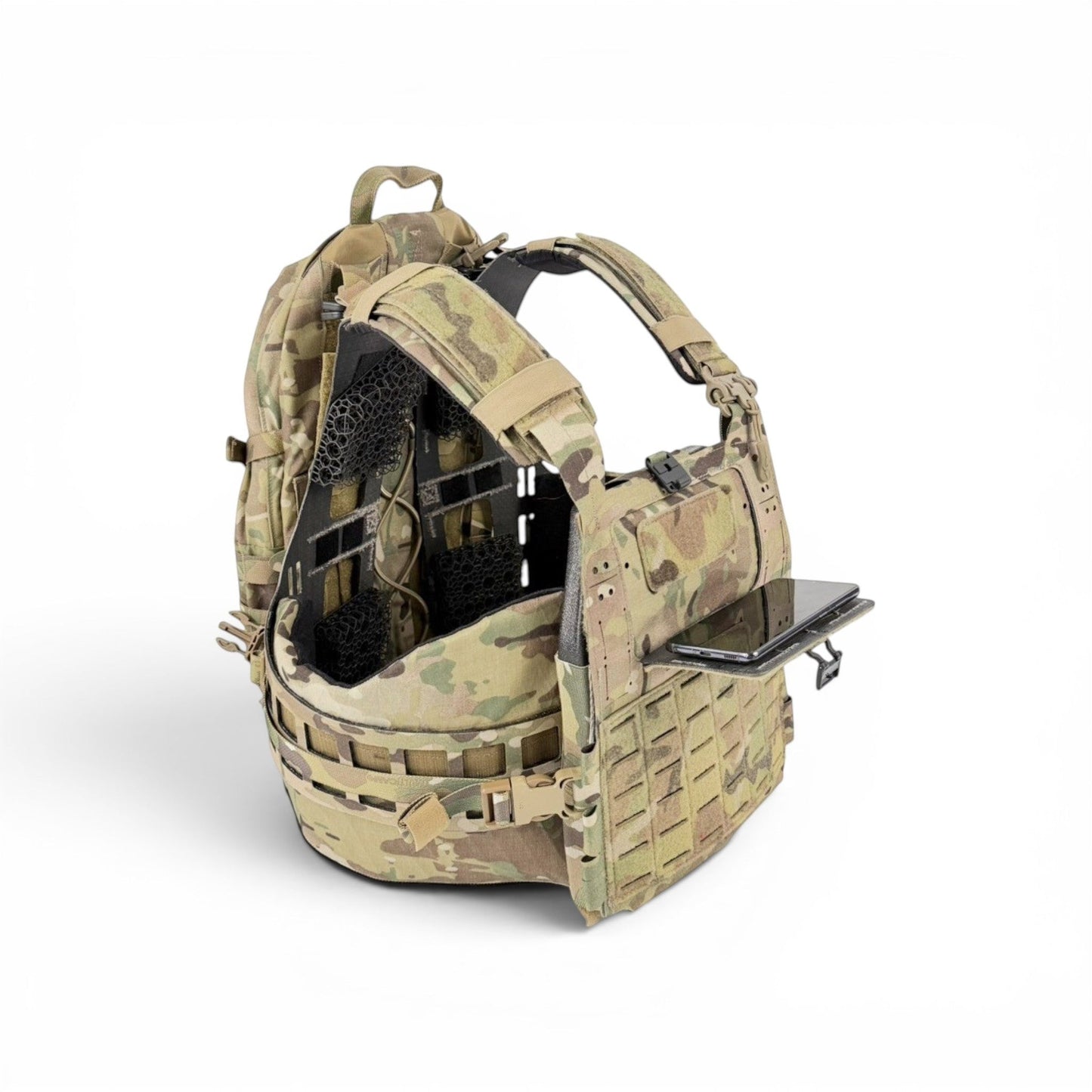 Adversary Force L4 Maritime L4PC Frontplatten-Tasche in Multicam mit integrierter Smartphone-Halterung