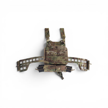 Adversary Force L4PC Structural Cummerbund in Multicam mit FS Tubes und MOLLE-System für taktische Plattenträger