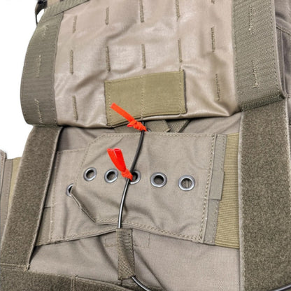 Adversary Force Lindnerhof-Taktik Gen. V Abwurf Upgrade Kit in Stone Grey aus 500D Cordura mit rotem Auslösegriff