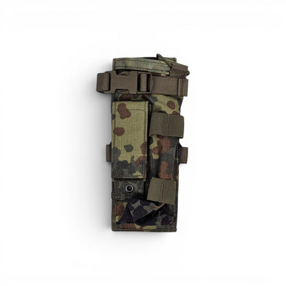 Adversary Force LHT MBITR Funkgerätetasche in Flecktarn mit robustem Verschluss für taktische Ausrüstung
