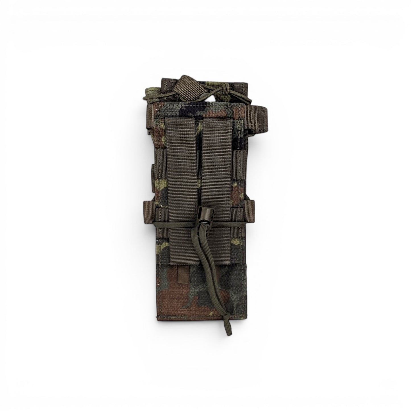 Adversary Force LHT MBITR Funkgerätetasche in Flecktarn mit robustem Nylon und verstellbarem Sicherungsband