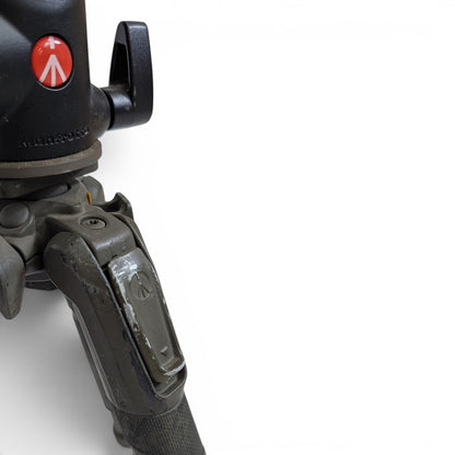 Adversary Force Manfrotto Low-Level Profi-Stativ in Oliv mit robustem Kugelkopf aus Militärbestand