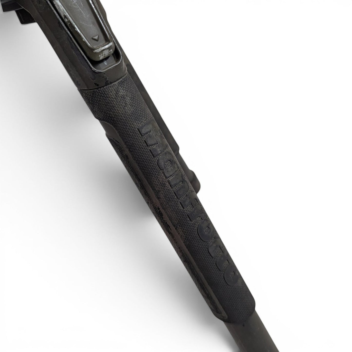 Adversary Force Manfrotto Low-Level Stativbein in Oliv mit strukturiertem Gummigriff und Markenprägung