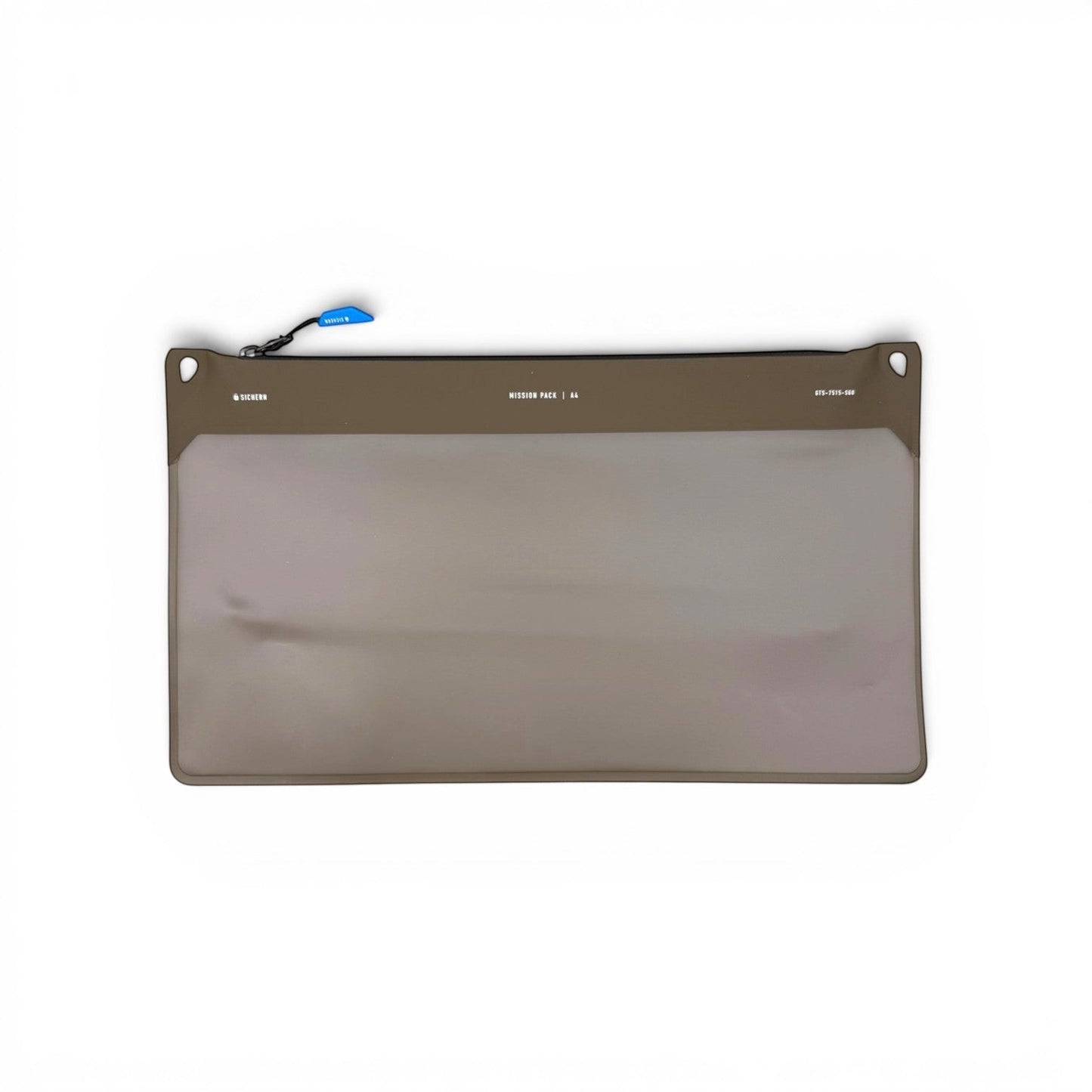Adversary Force German Tactical Systems Mission Pack A4 in Stone Grey mit wasserdichtem Sichtfenster und Reißverschluss