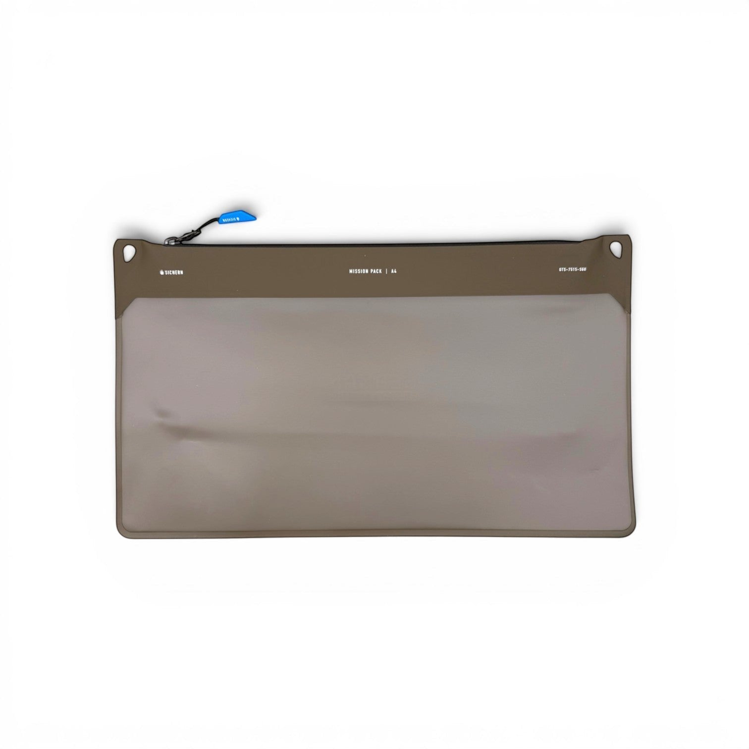 Adversary Force German Tactical Systems Mission Pack A4 in Stone Grey mit wasserdichtem Sichtfenster und Reißverschluss