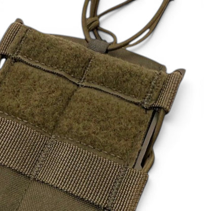 Adversary Force LHT MultikaliberPA119/II Magazintasche aus robustem Textil in Olivgrün, MOLLE-kompatibel