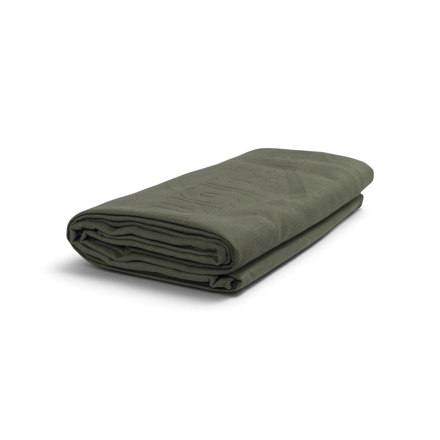 Adversary Force olive green Snugpak Head to Toe microfiber towel folded neatly on a white background
