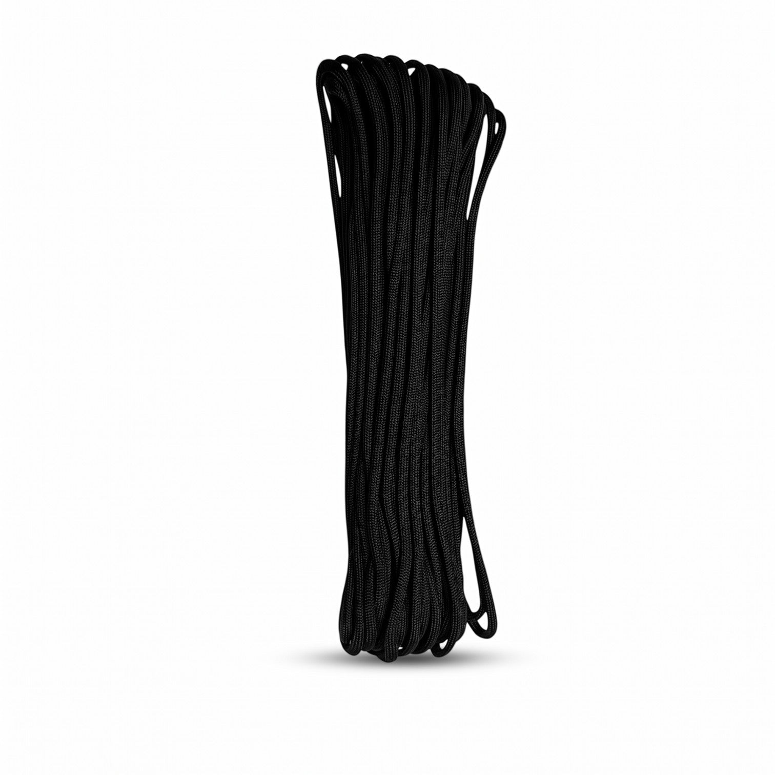 Adversary Force US Fallschirmleine 50FT in Schwarz aus strapazierfähigem Nylon für Outdoor und Bushcraft