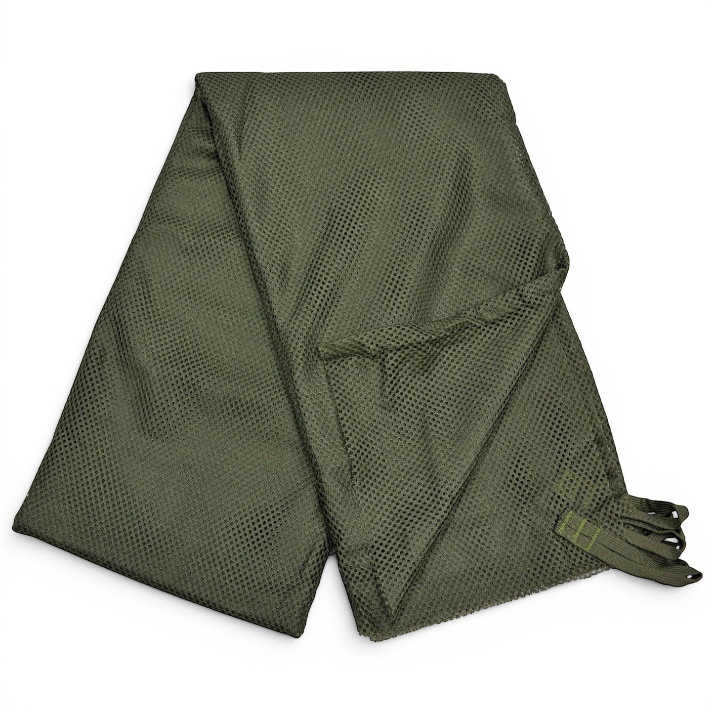 Adversary Force Skarpo IRR Multifunktionsnetz in RAL7013 Olivbraun aus leichtem Polyester-Mesh für taktische Tarnung