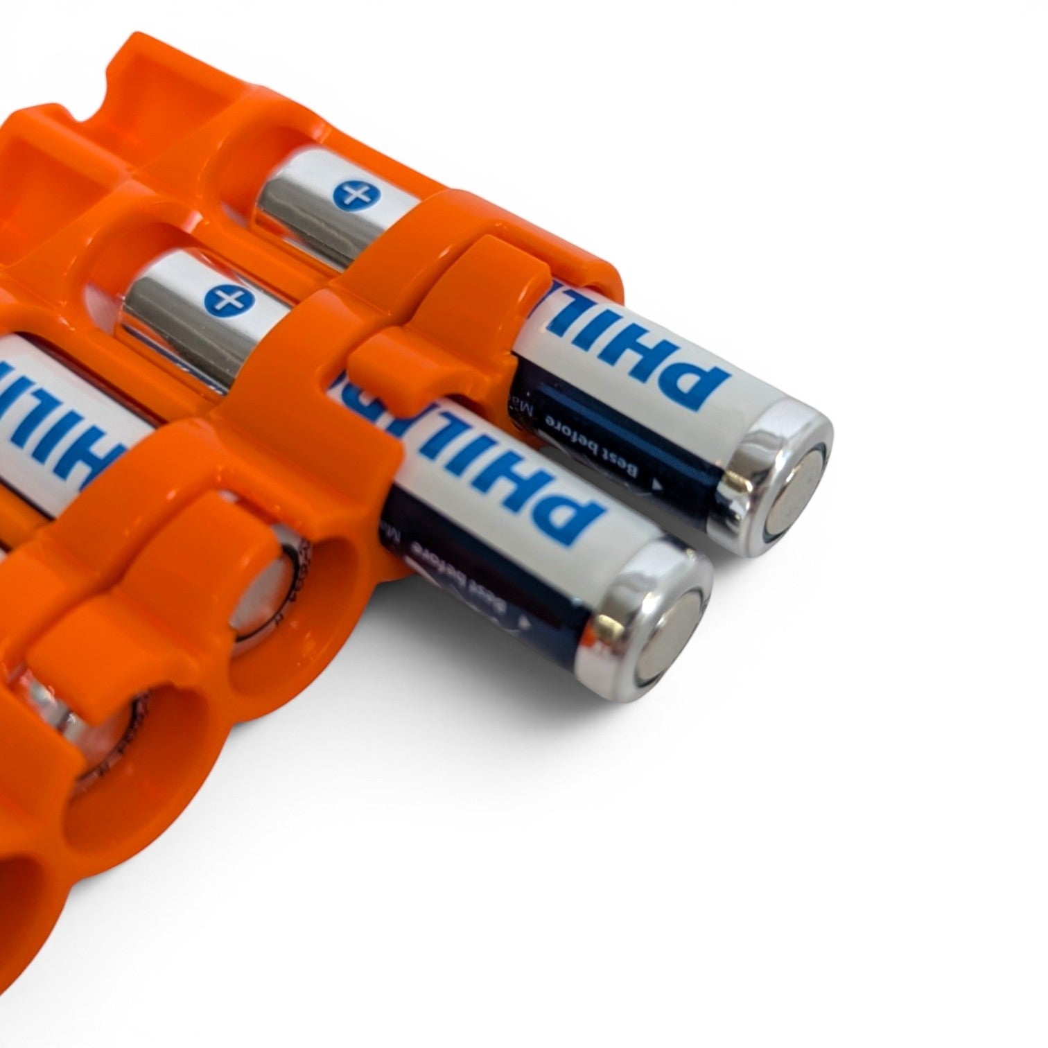 Adversary Force Storacell Slimline AAA Batteriemagazin in leuchtendem Orange für 6 Batterien