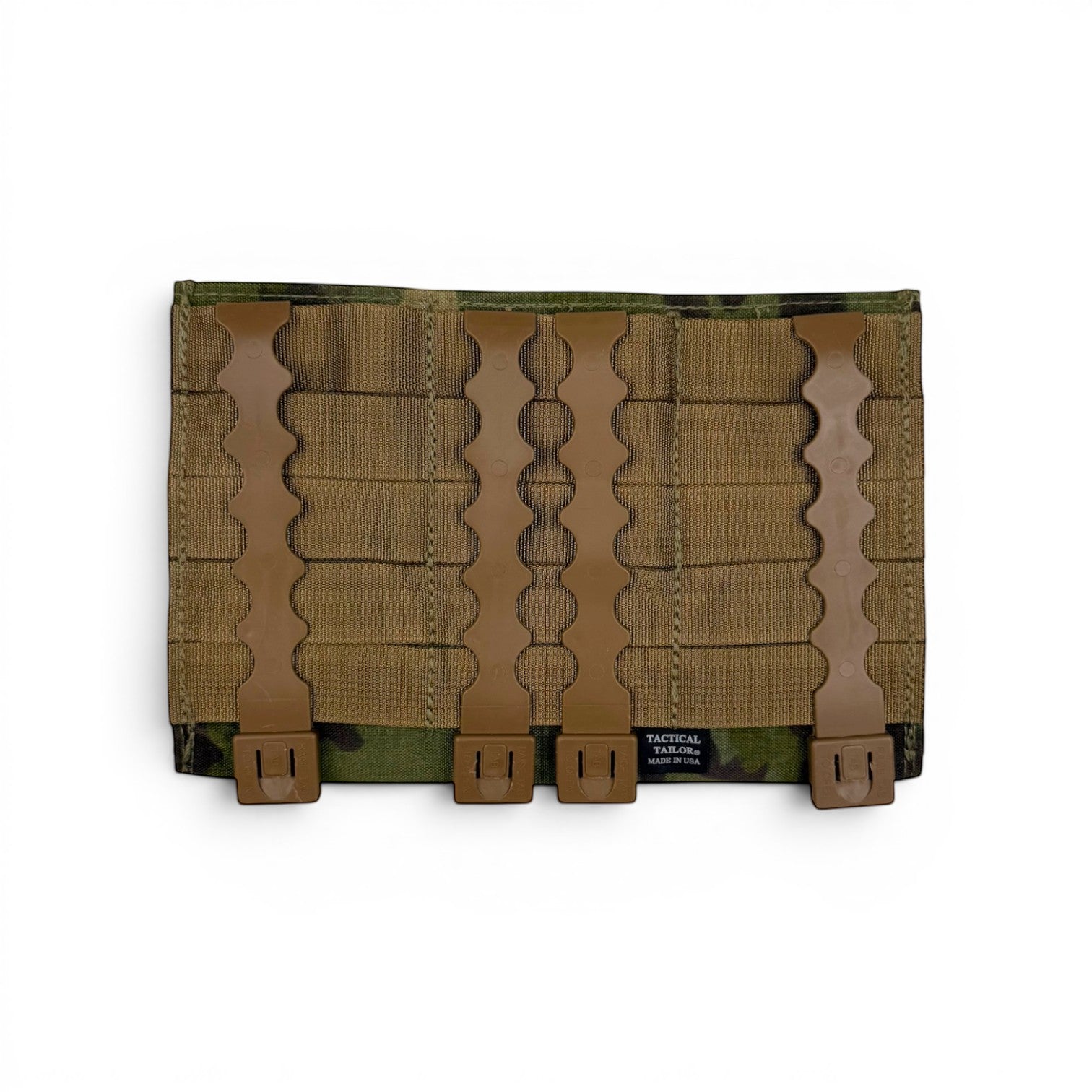 Adversary Force Tactical Tailor Fight Light 5.56 Triple Mag Panel in Multicam mit braunen MALICE CLIPS