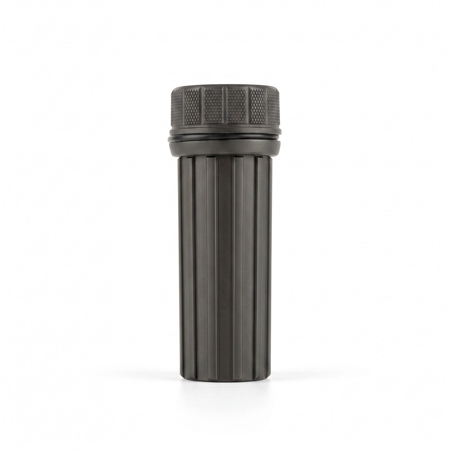 Adversary Force wasserdichte US Matchbox aus schwarzem Kunststoff mit Schraubdeckel für Outdoor und Survival