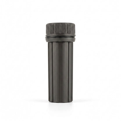 Adversary Force wasserdichte US Matchbox aus schwarzem Kunststoff mit Schraubdeckel für Outdoor und Survival