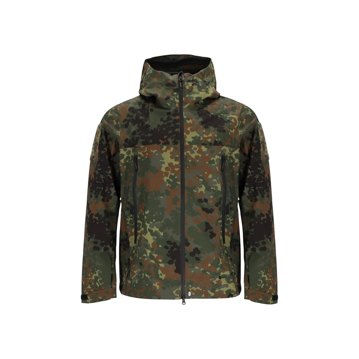 Adversary Force AB Waterproof Jacket Alpha in 5FTD Tarnmuster mit Kapuze, wasserdichten Reißverschlüssen und Klett