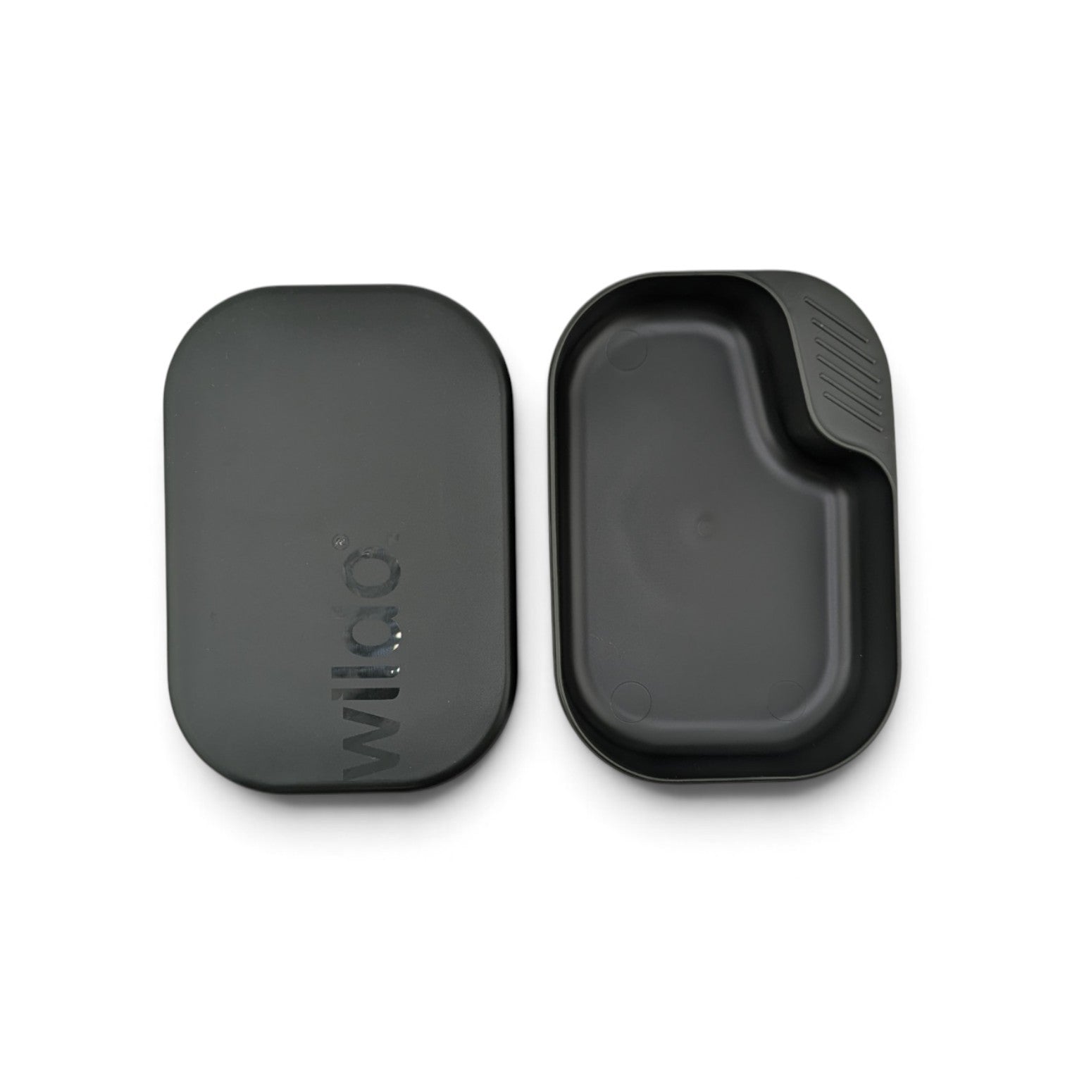 Adversary Force Wildo Camp-A-Box 2-piece black BPA-free polypropylene camping mess kit with lid and plate